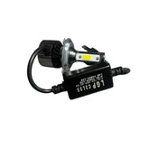 LGP AC/DC 12V to 80V H4 LED Headlight Bulb with Cooling Fan Head Light Kit (50W White)- UNIVERSAL Only for Bike